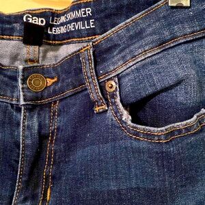 GAP legging skimmer denim jeans. Size 8